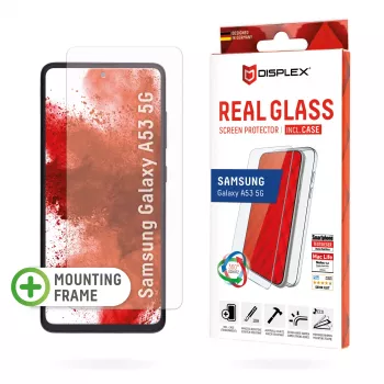 Displex Screen Protector + Case for Samsung Galaxy A53 5G Tempered Glass