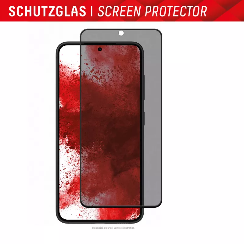 Displex Privacy Screen Protector (10H) for Samsung Galaxy S22/S23, Eco Mounting Frame, Privacy Filter