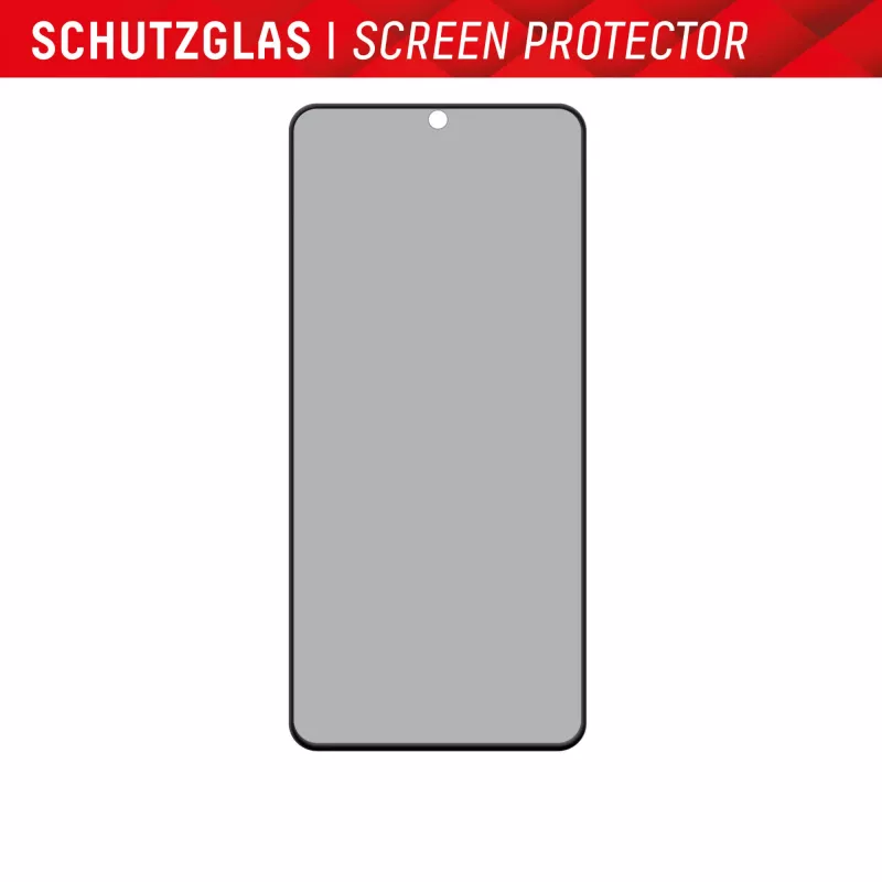 Displex Privacy Screen Protector (10H) for Samsung Galaxy S22/S23, Eco Mounting Frame, Privacy Filter