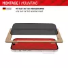 Displex Privacy Screen Protector (10H) for Samsung Galaxy S24 Ultra, Eco Mounting Frame, Privacy Filter
