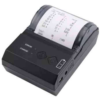 Label printer Olympia NCP 58 Black — wireless, battery-powered, 200 x 200 DPI, 7.4 V LiPo, 114 × 80 × 50 mm