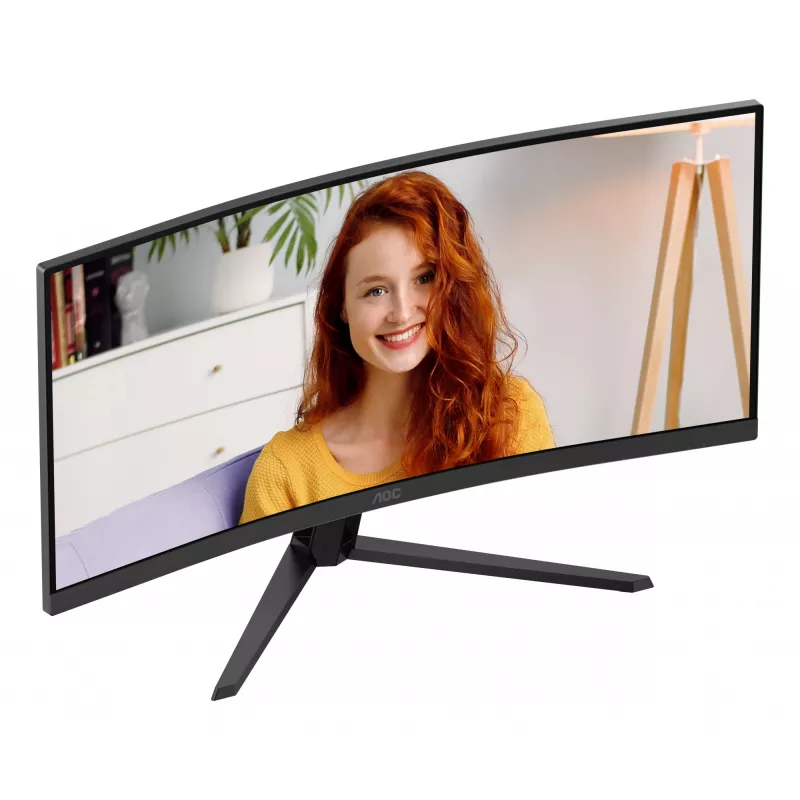 AOC B3 CU34B3E computer monitor 86.4 cm (34 inch) 3440 x 1440 pixels Wide Quad HD LED Black