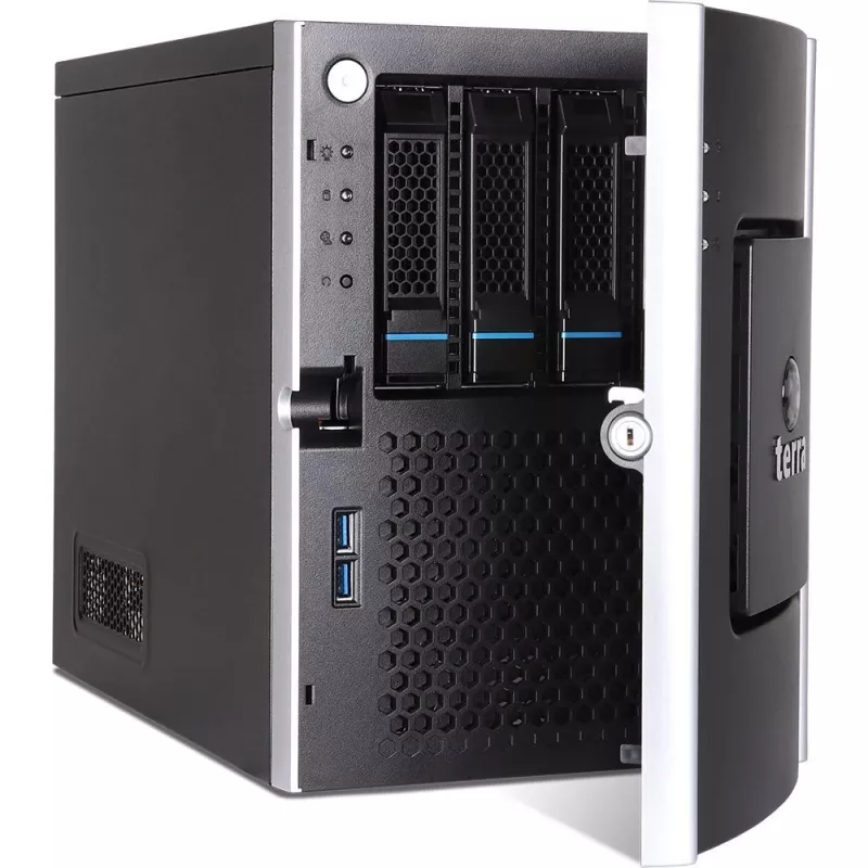 TERRA MINISERVER G6 E-2434/32/2x960/C/WS2025E, 3.4 GHz, E-2434, 32 GB, DDR5-SDRAM, 1.92 TB, Mini Tower