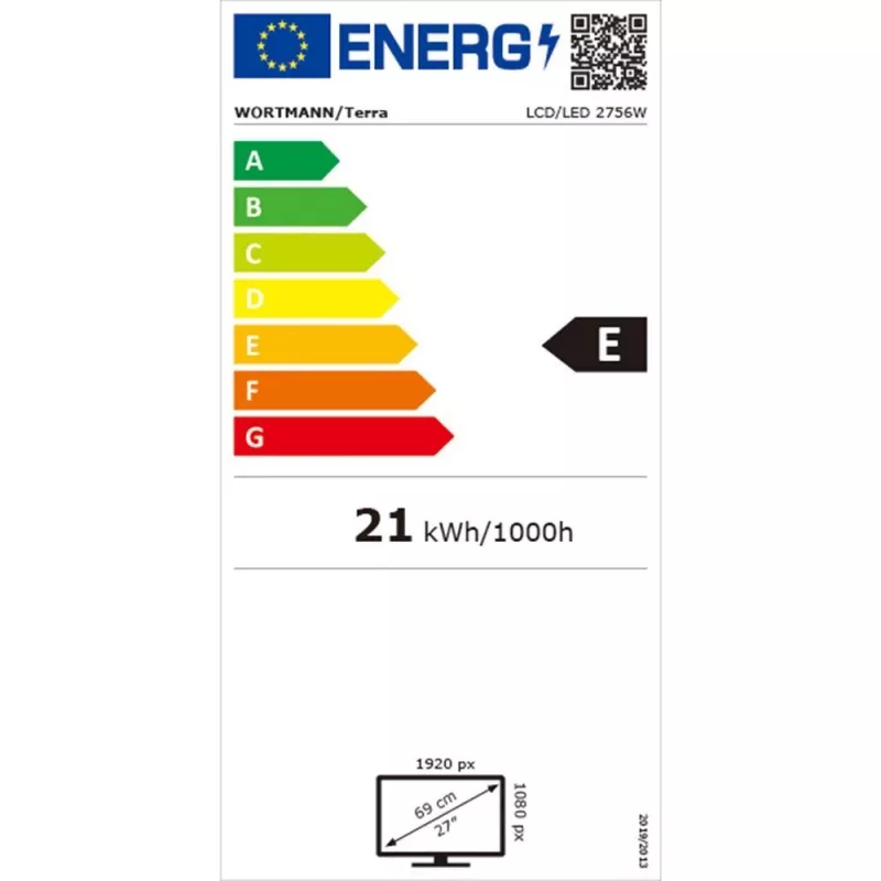 TERRA LCD/LED 2756W PV V4 black GREENLINE PLUS computer monitor 68.6 cm (27 inch) 1920 x 1080 pixels Full HD Black