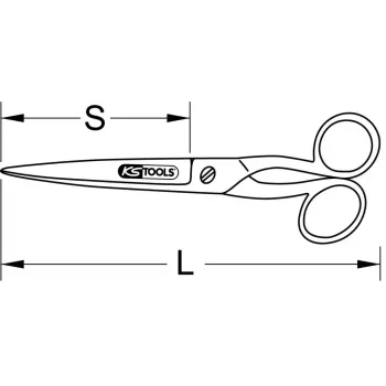 Stationery scissors KS Tools 118.0078 110 g