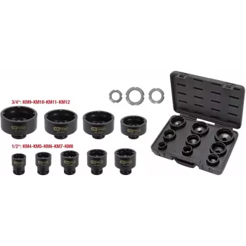 Socket set KS Tools 450.5020 — 9 socket heads, weight 7.82 kg