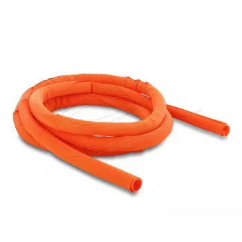 Cable protection conduit self-closing DELOCK 2 m × 16 mm orange