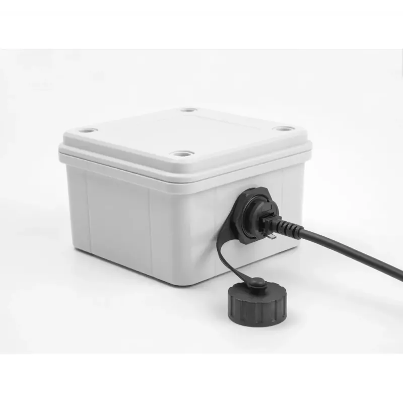 DeLOCK Cable Connector RJ12 jack to RJ12 jack IP68 waterproof black