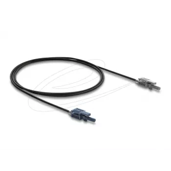 DELOCK fibre optic adapter 90998 multi-mode POF cable 100 cm black/grey