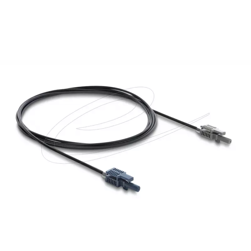 Fibre optic adapter cable DELOCK 90999 multi-mode POF 2 m black/grey