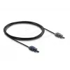 Fibre optic cable DELOCK 91022 multimode POF 3 m, black/grey