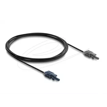 Fibre optic cable DELOCK 91022 multimode POF 3 m, black/grey