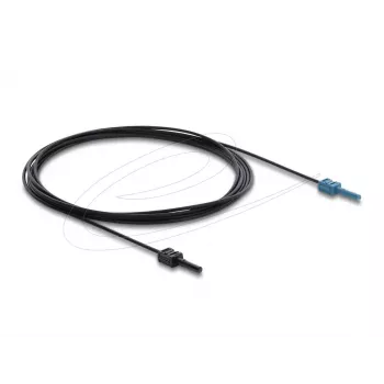 Fibre optic adapter cable DELOCK 91026, multi-mode POF, 3 m, black/blue, 1 pc