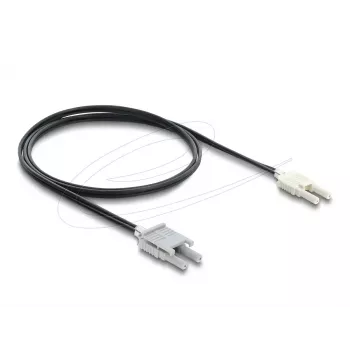 Fiber optic adapter cable DELOCK 91027 multi-mode 100 cm black/grey, 1 pc