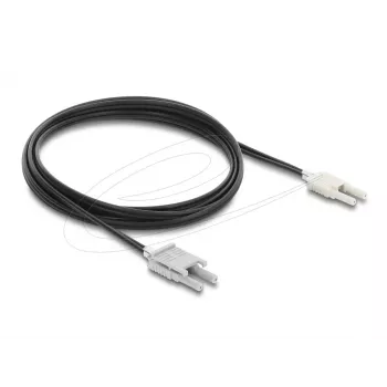 Fibre optic adapter cable DELOCK 91028 multi-mode, 2 m, black/grey