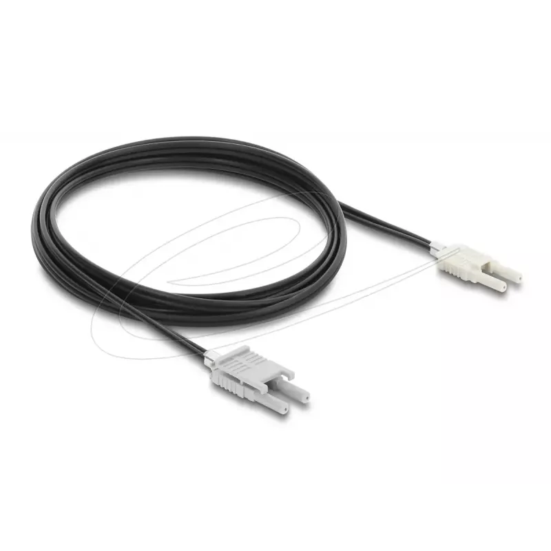 Fibre optic adapter cable DELOCK 91028 multi-mode, 2 m, black/grey