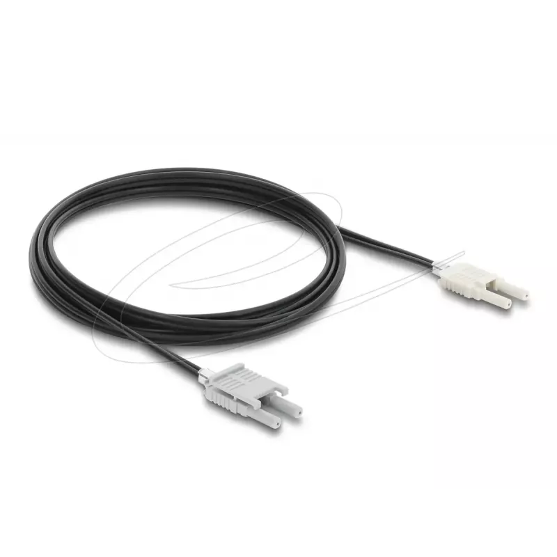 Fiber optic adapter cable DELOCK 91030, multi-mode POF, 3 m, black/grey