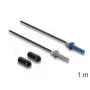 Fibre optic adapter DELOCK 91031 — multimode, 1.0 m cable, black/grey/blue, 1 pc