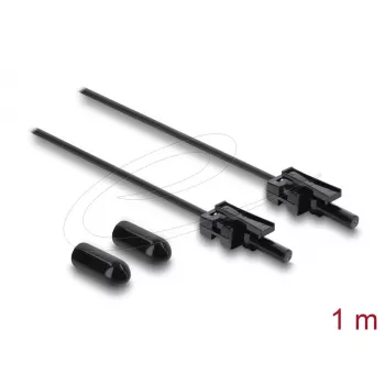 Fibre optic adapter DELOCK 91036 multi-mode, black, 100 cm cable, 1 pc