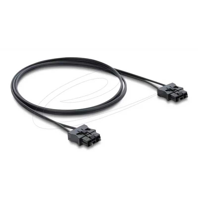 Fiber optic patch cable DELOCK 91045 POF plastic ST to ST 1 m black