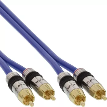 InLine Premium RCA Audio Cable 2x RCA male / male gold plated 5m
