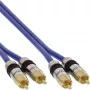 InLine Premium RCA Audio Cable 2x RCA male / male gold plated 5m
