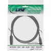 InLine FireWire 400 to 800 1394b Cable 4/9 Pin Male 1.8m Black