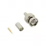 InLine BNC Crimping Plug for RG59 Video Cable, Bronze, 7 g, 70 mm, 123 mm, 15 mm, 9 g