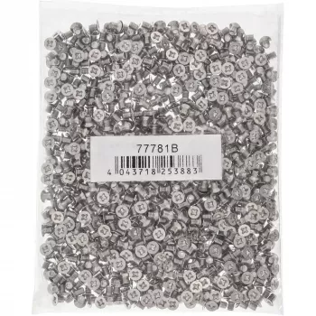 InLine Screw for 3.5 inch HDD/SSD, 3mm, flat head, silver 1000pcs. pack