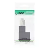 InLine patch cord adapter Cat.6A, RJ45 male / female, angled 90° to the left