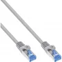InLine Patch cable, Cat.6A, S/FTP, TPE flexible, grey, 15m