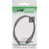 InLine DC extension cable, DC male/female 3.5x1.35mm, AWG 18, black 2m