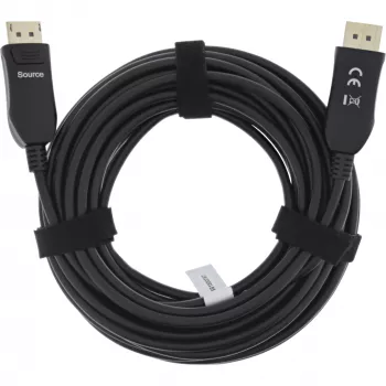 DisplayPort 2.1 AOC cable EATON, UHBR, DisplayPort–DisplayPort, 10 m, black