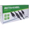 InLine USB 2.0 active cable, USB-A male to USB-B male, 15m, 15 m, USB A, USB B, USB 2.0, 0.48 Gbit/s, Black