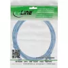 Network Cable InLine® Patch Cable Slim 74914B RJ45 Cat.6A 1.5m Blue