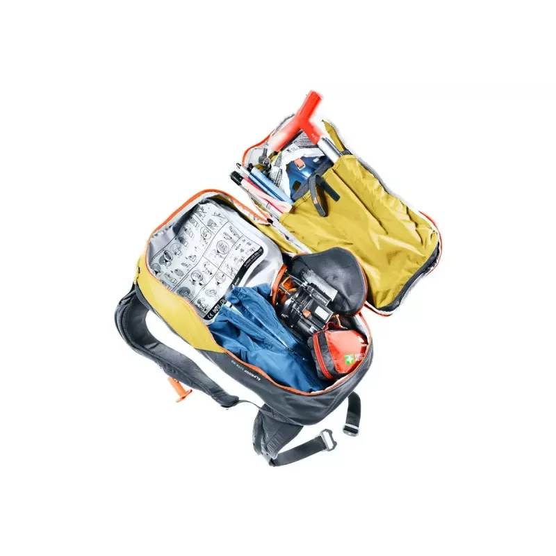 Avalanche rucksack DEUTER Alproof Lite 22 – 22 L, turmeric/black, lightweight, durable