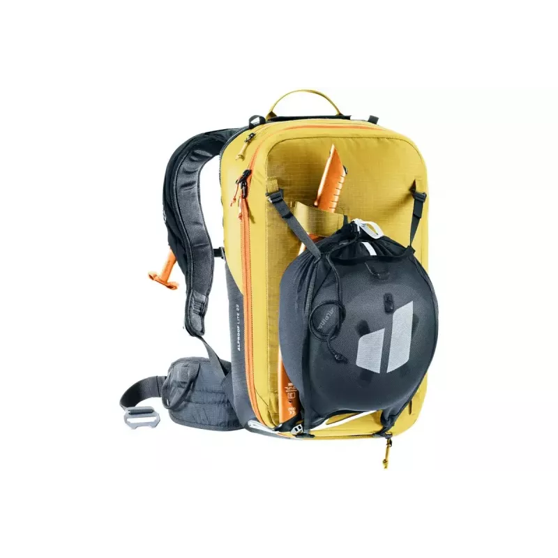 Avalanche rucksack DEUTER Alproof Lite 22 – 22 L, turmeric/black, lightweight, durable
