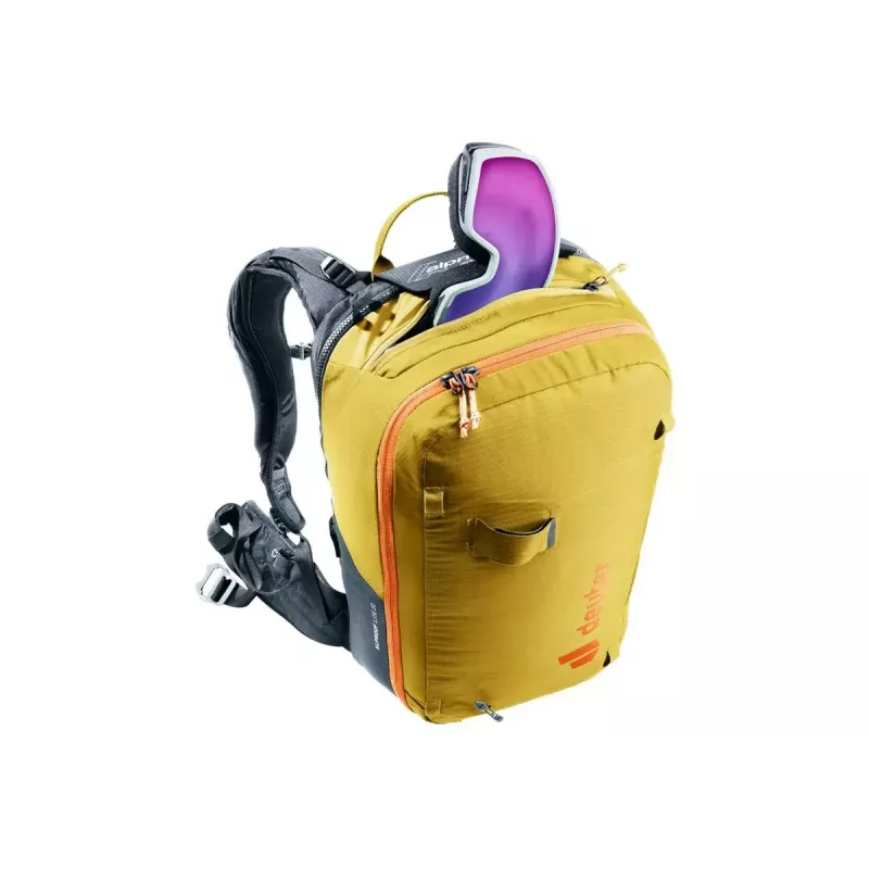 Avalanche rucksack DEUTER Alproof Lite 22 – 22 L, turmeric/black, lightweight, durable