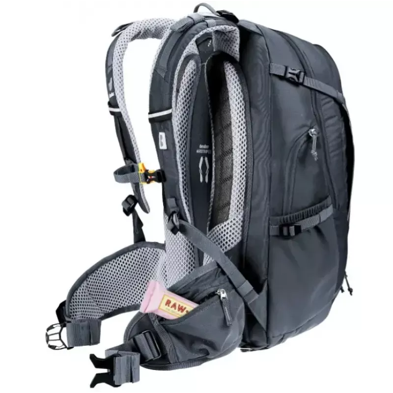 Backpack DEUTER Trans Alpine 24 — bicycle backpack, 24 L, black