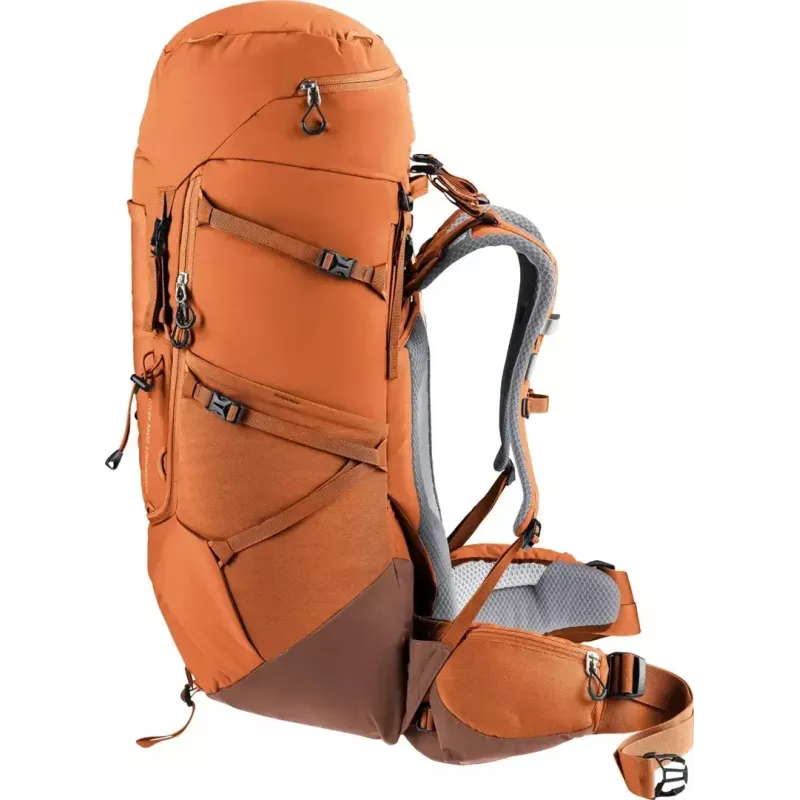 Trekking backpack DEUTER Aircontact Core 45+10 SL — chestnut-umbra, 45+10 L capacity