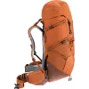 Trekking backpack DEUTER Aircontact Core 45+10 SL — chestnut-umbra, 45+10 L capacity