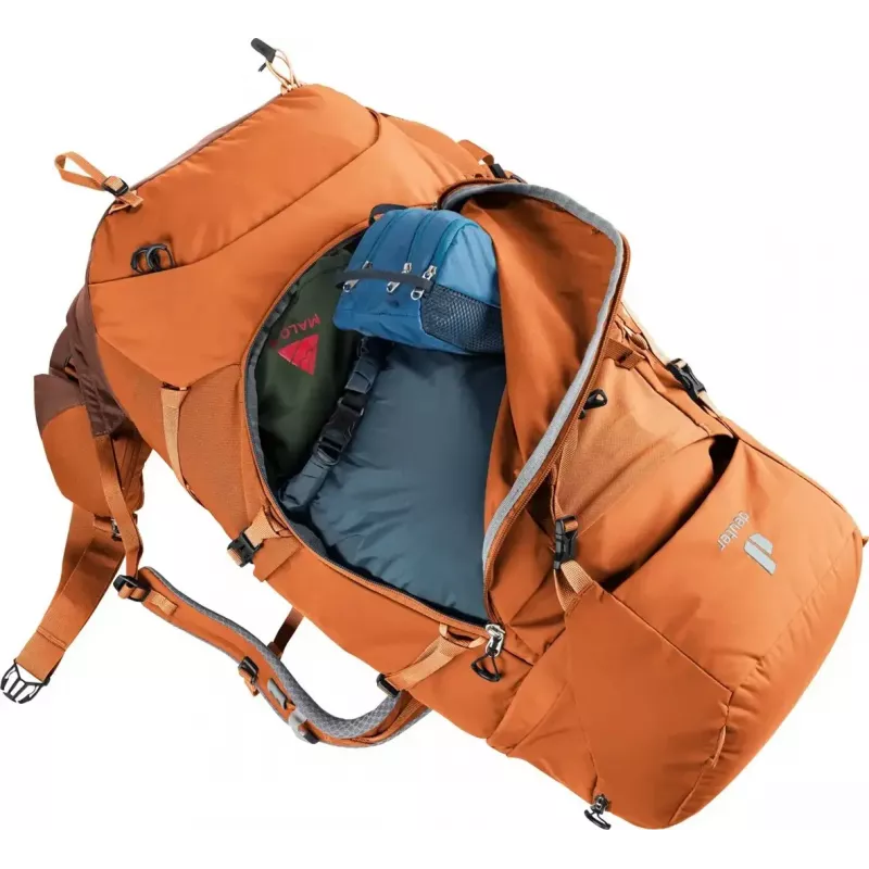 Trekking backpack DEUTER Aircontact Core 45+10 SL — chestnut-umbra, 45+10 L capacity