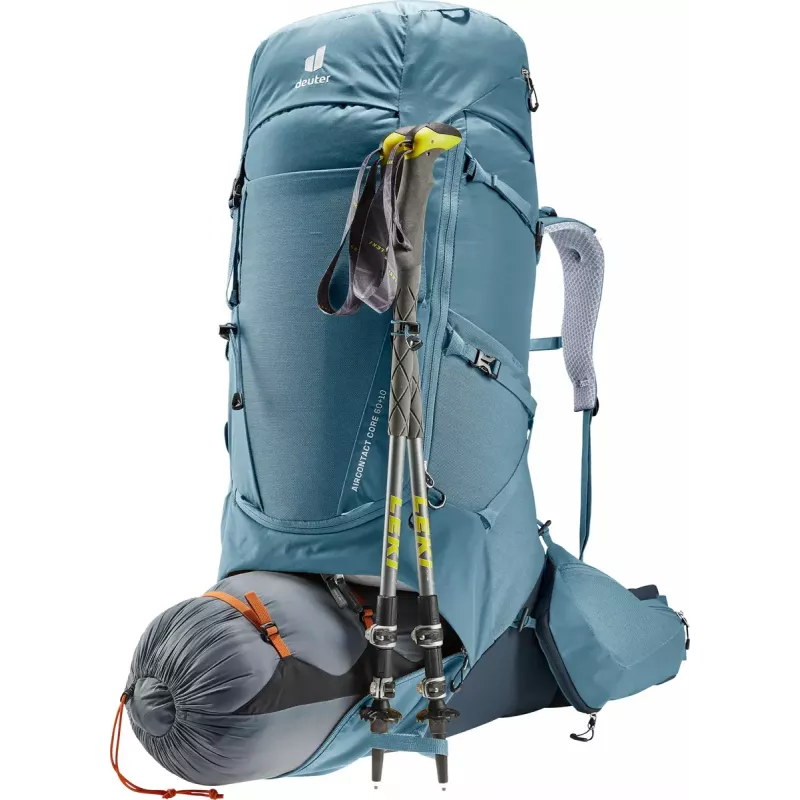 Backpack DEUTER Aircontact Core 60+10, internal frame, 60 L (+10 L), 2.31 kg, Blue