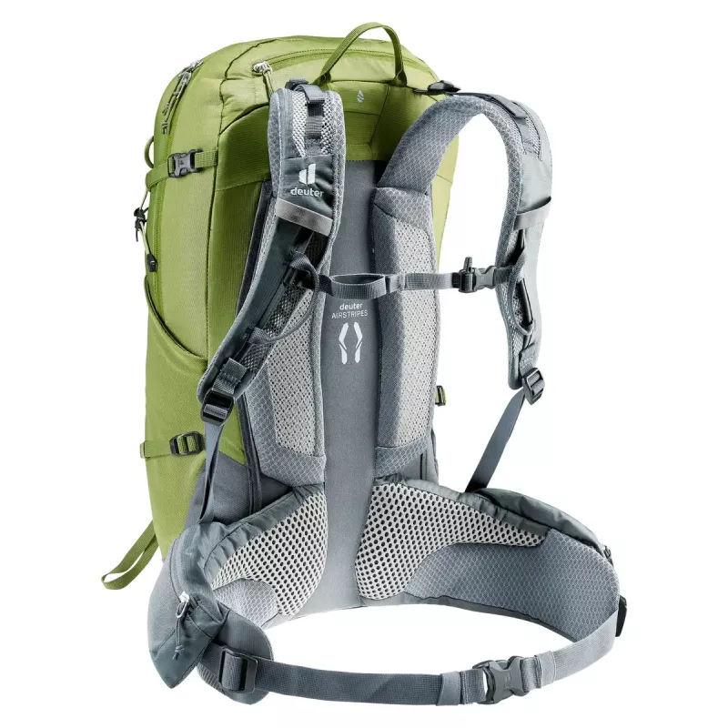 Hiking backpack DEUTER Trail Pro 33 — 33 L, polyamide, rain cover, ventilation, waist belt