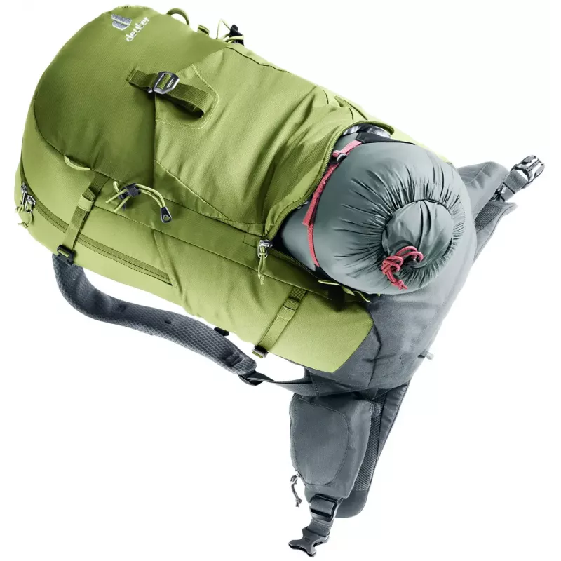Hiking backpack DEUTER Trail Pro 33 — 33 L, polyamide, rain cover, ventilation, waist belt