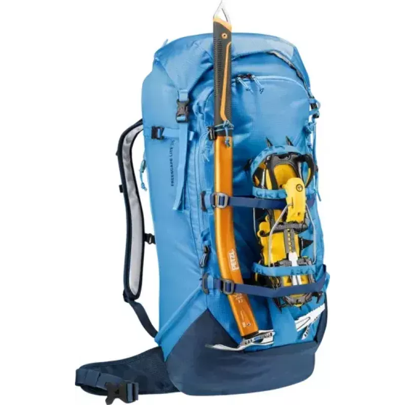 Backpack DEUTER Freescape Lite 26 L — frameless ski touring pack, 26 L, 1.18 kg, top loading, blue