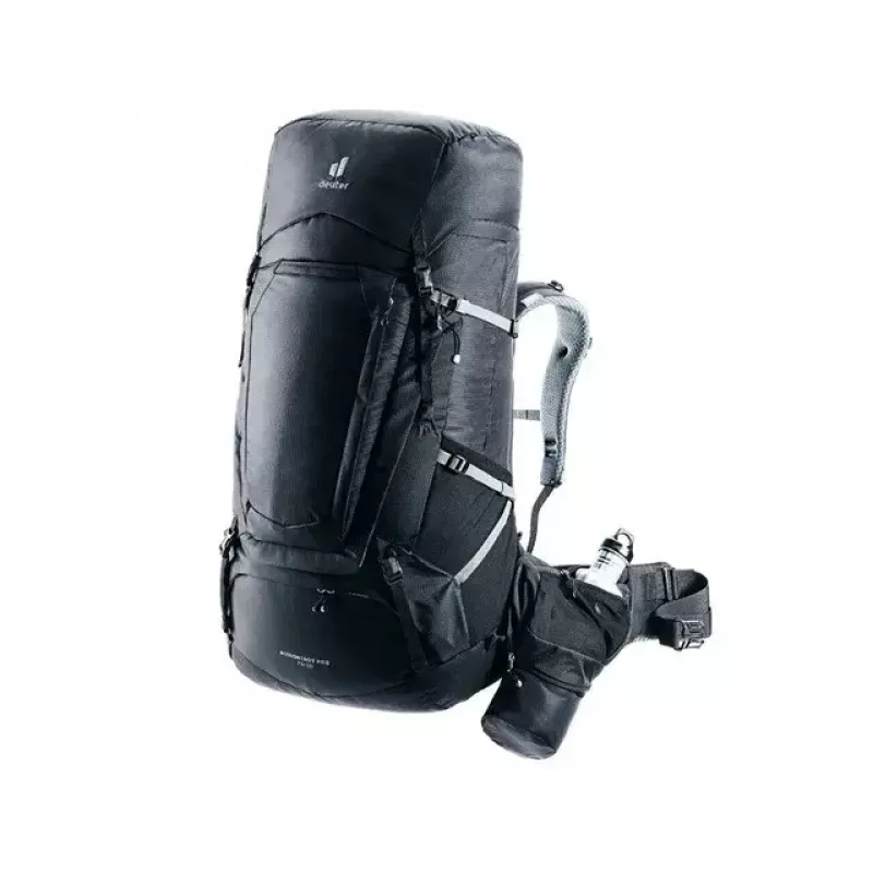 Backpack DEUTER Aircontact Pro 75+10 — 75+10 L capacity, black, durable waterproof