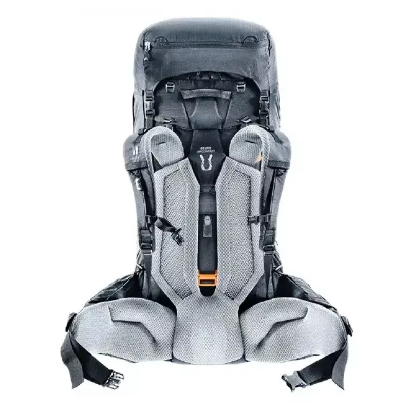Backpack DEUTER Aircontact Pro 75+10 — 75+10 L capacity, black, durable waterproof