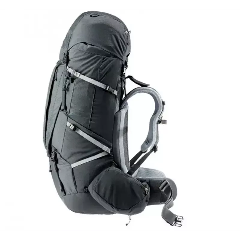 Backpack DEUTER Aircontact Pro 75+10 SL Women’s — 75+10 L, SL fit, Graphite, 2.88 kg, Nylon