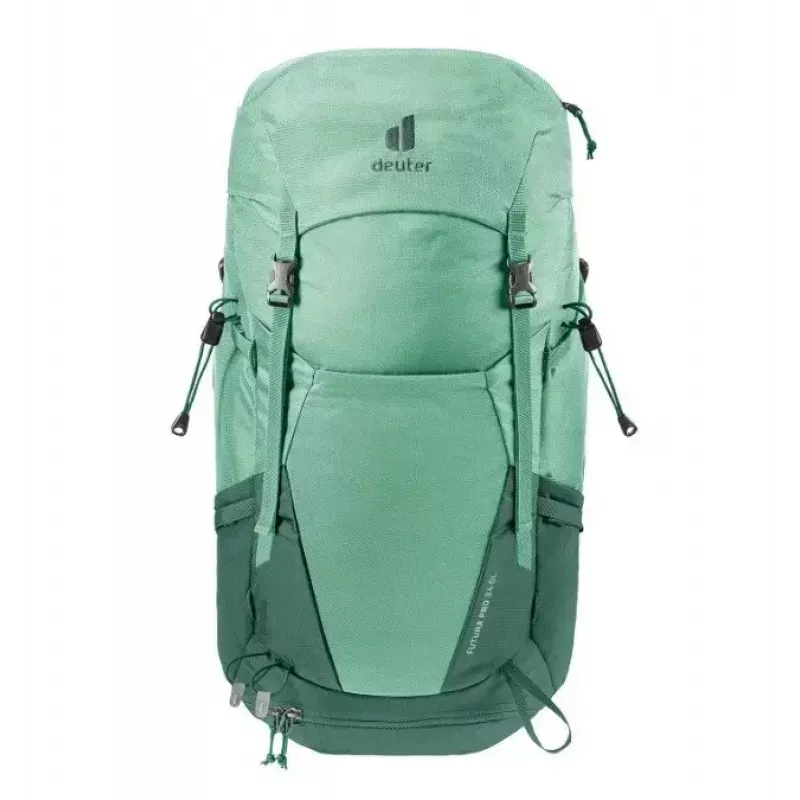 Backpack DEUTER Futura PRO 34 SL Women's hiking pack, 34 L, recycled material, green
